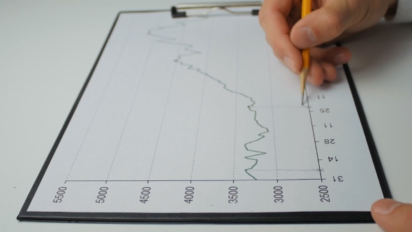 Businessman Developing a Business Project And Analyzing Market Data Information. alt