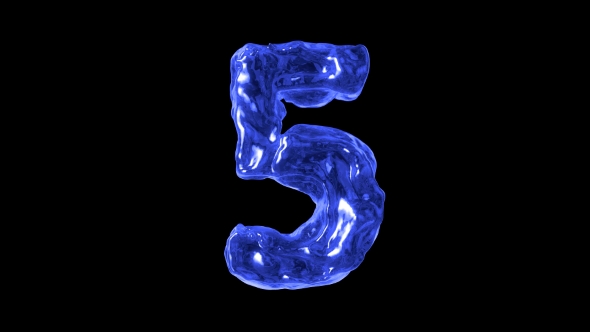 Blue Liquid Timer With Alpha