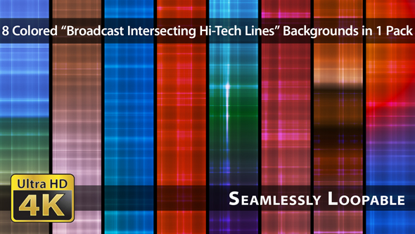 Broadcast Intersecting Hi-Tech Lines - Pack 05