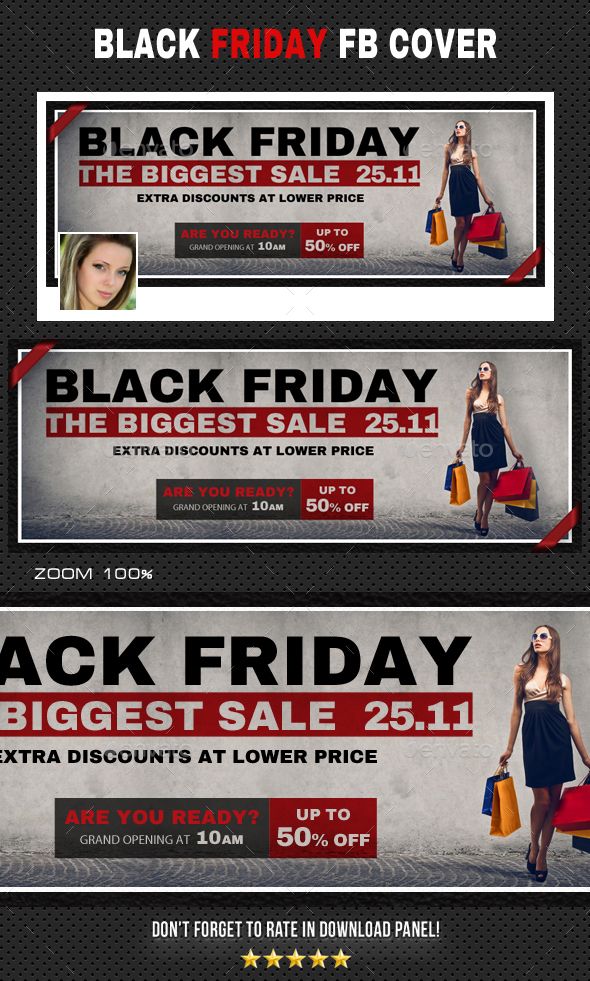 Black Friday Facebook Timeline