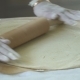Cook Rolls Out The Dough For Focaccia - VideoHive Item for Sale