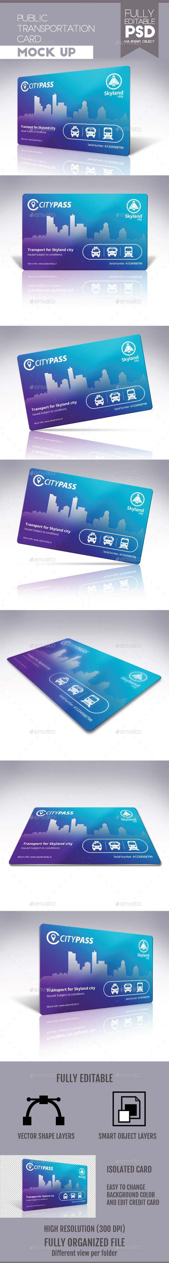 Public Transportation Card - Miscellaneous Print