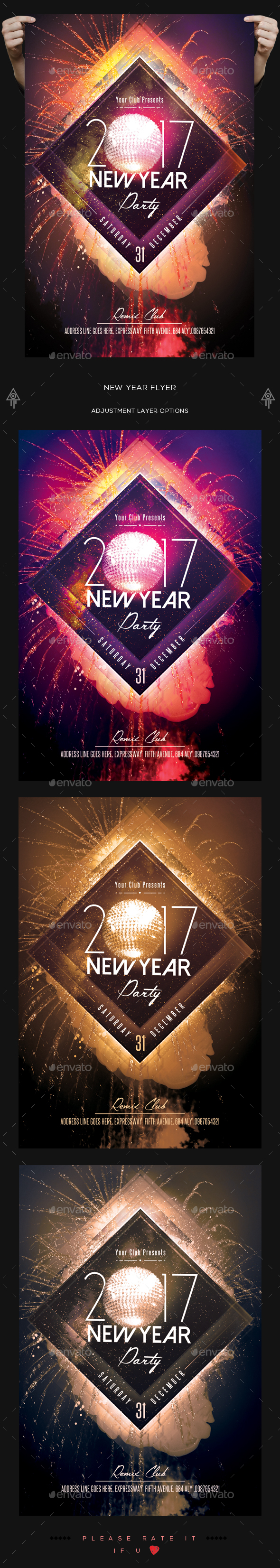 New Year Flyer - Clubs & Parties Events