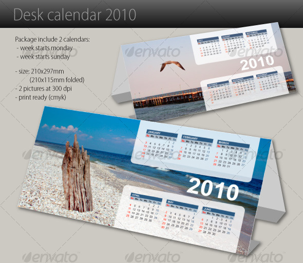Desk calendar 2010 - Calendars Stationery