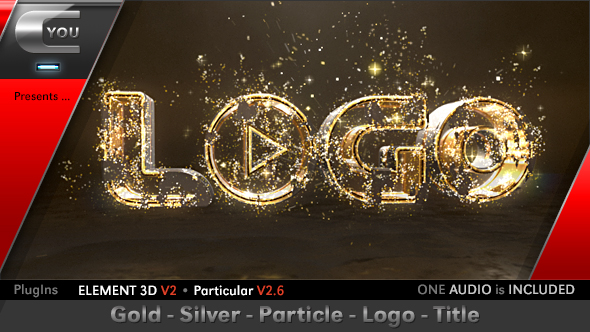 Gold Silver Particle - VideoHive 18617257
