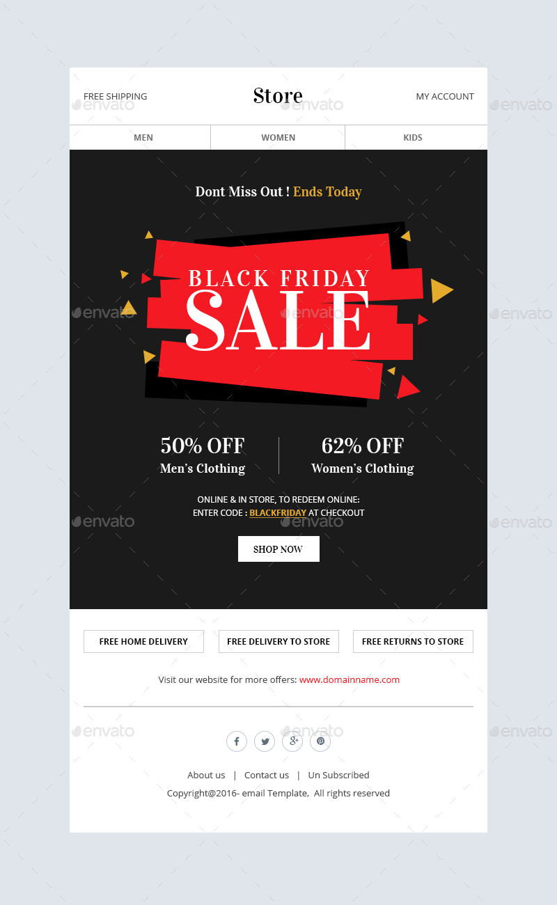 Christmas Offers 2Fgreetings Email Template Psd By Kalanidhithemes