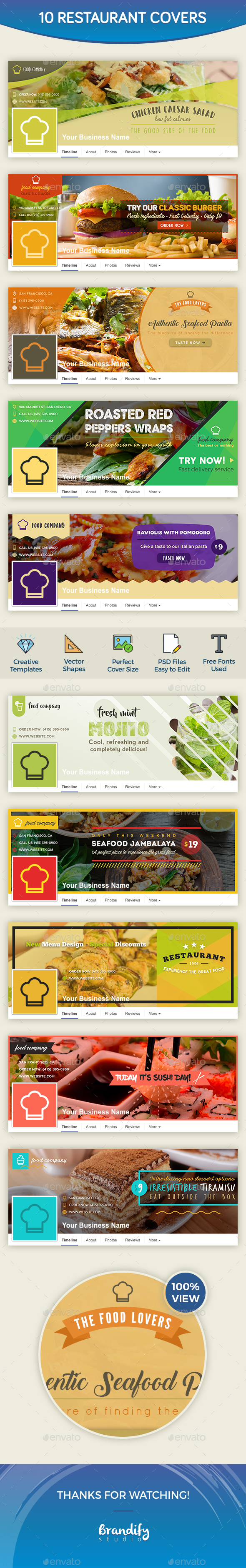Restaurant Facebook Cover - Facebook Timeline Covers Social Media