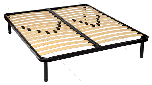Queen sized orthopedic bed with metal frame