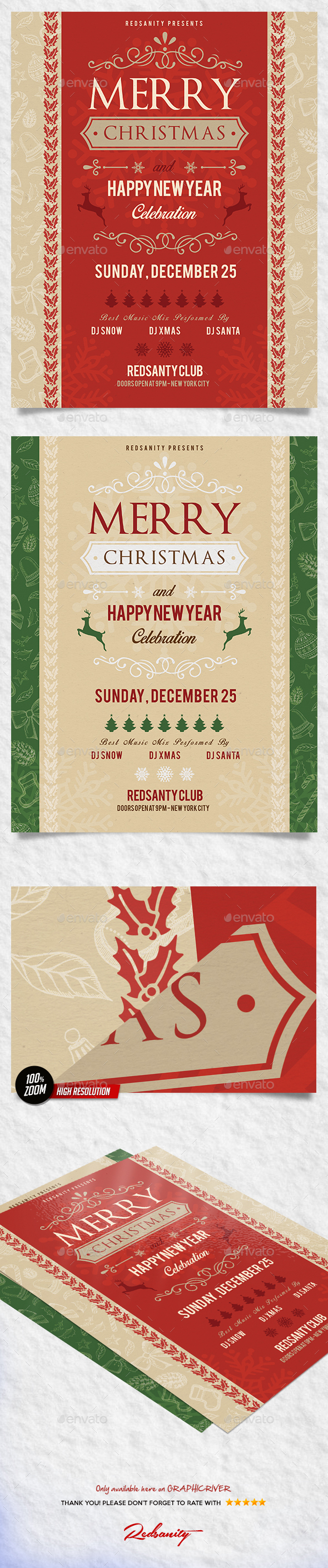Christmas Flyer V2 - Holidays Events