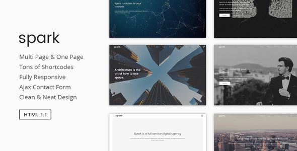 Exceptional Spark | Modern Multipurpose HTML5 Template
