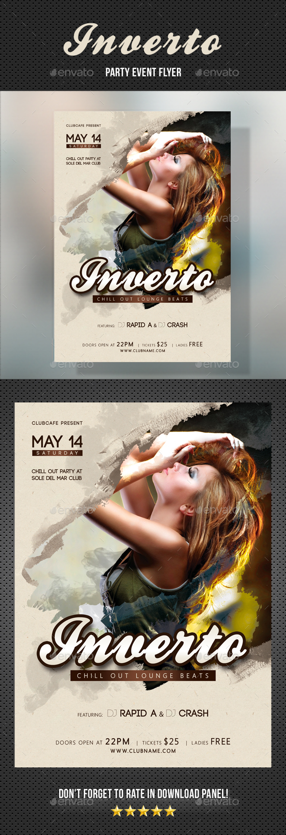 Inverto Music Party Flyer 2 - Clubs & Parties Events