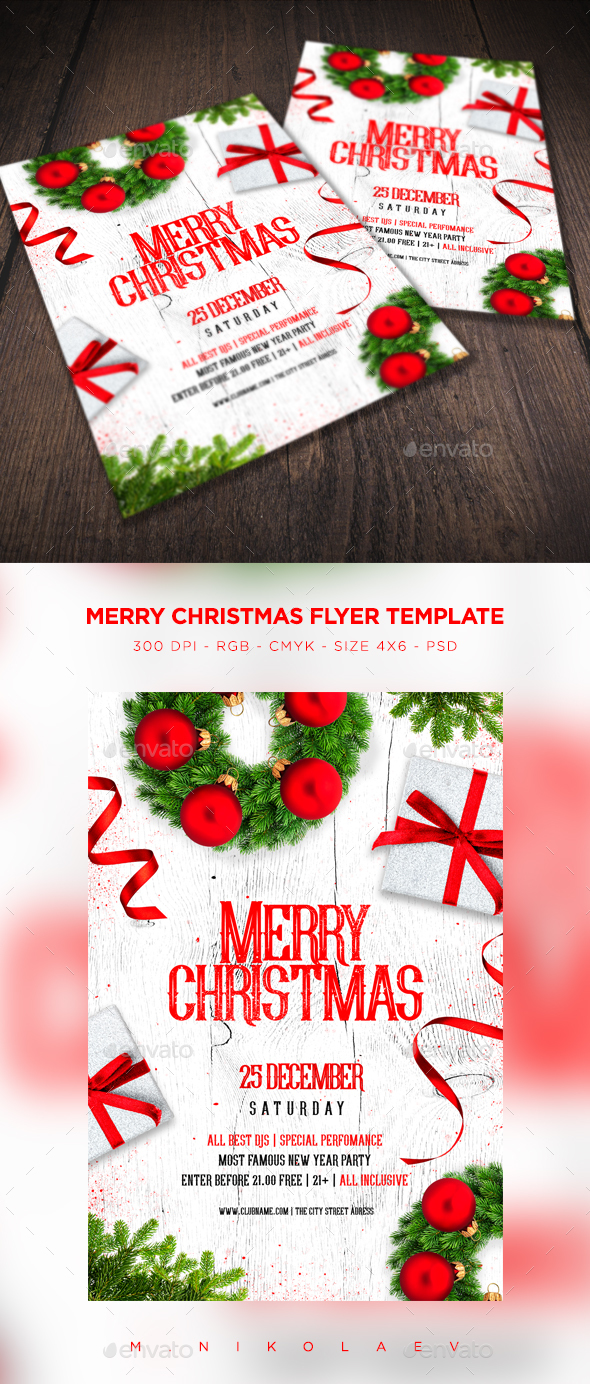 Merry Christmas Flyer V9