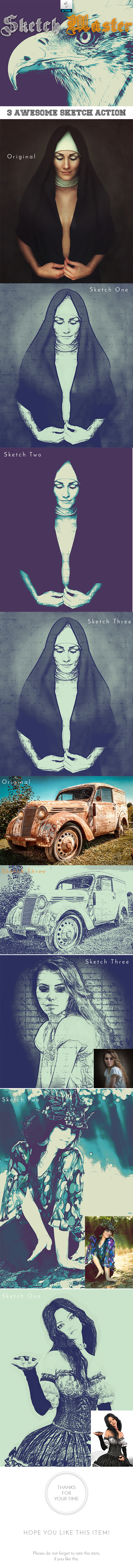 Sketch Master - Photo Effects Actions