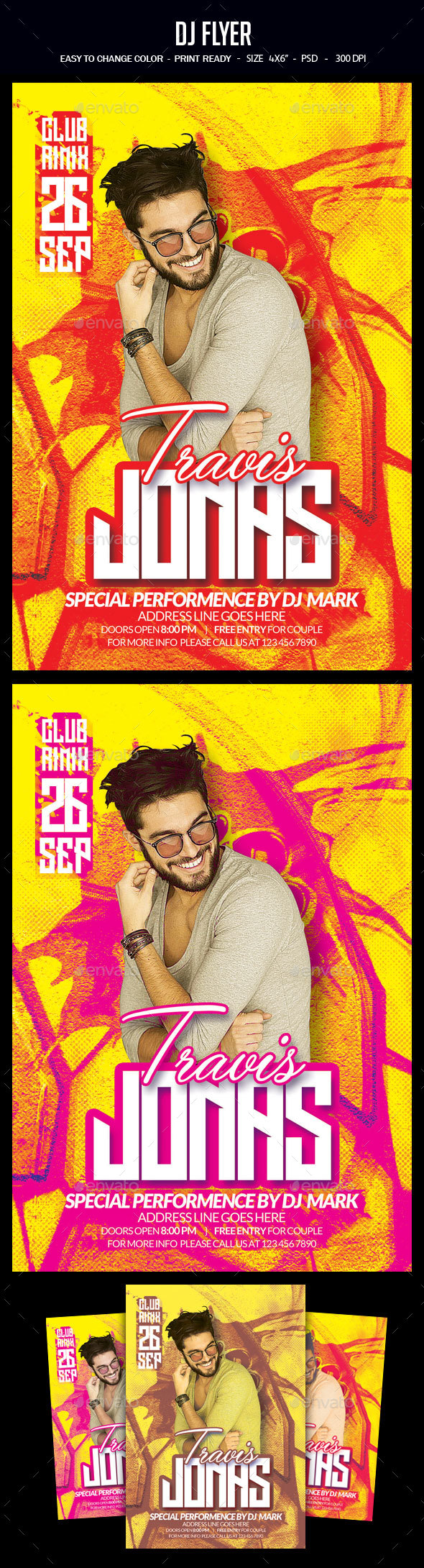 Dj Flyer - Clubs & Parties Events