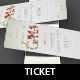 Mothers Gala Ticket Template