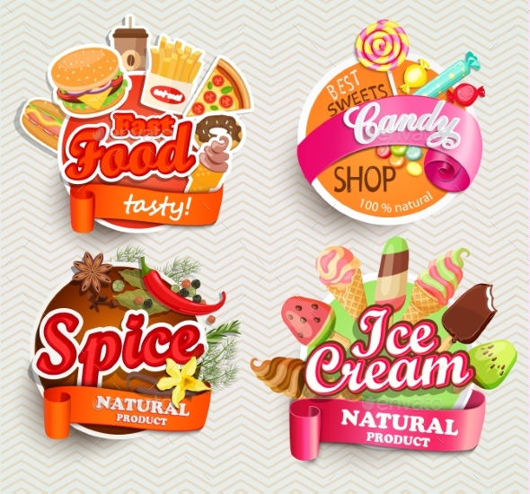 Food And Drink Elements. - Food Objects