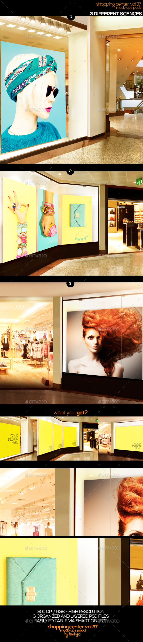 Shopping Center Vol.37 Mock Ups Pack - Product Mock-Ups Graphics