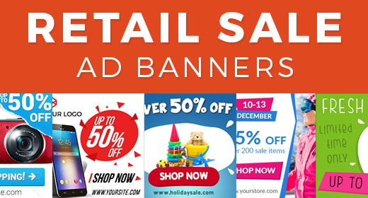 Retail Sale Ad Banners