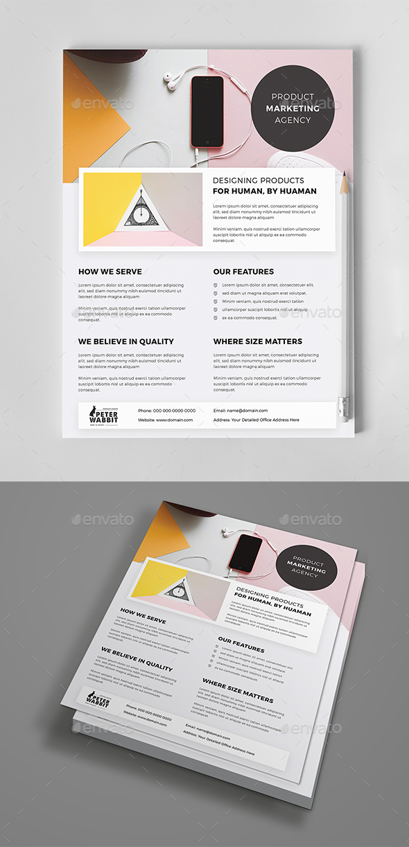 Product Marketing/Promotional Agency Flyer - Corporate Flyers