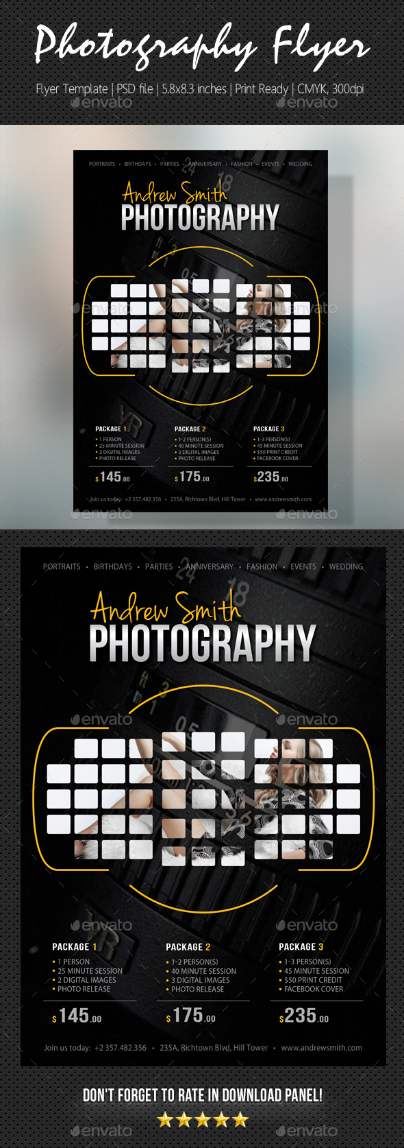 Photography Studio Flyer 21 - Flyers Print Templates