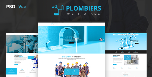 Plombiers - Plumber - ThemeForest 18629966