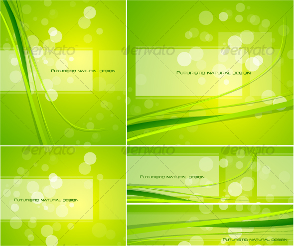 Pack of natural designs - Backgrounds Decorative