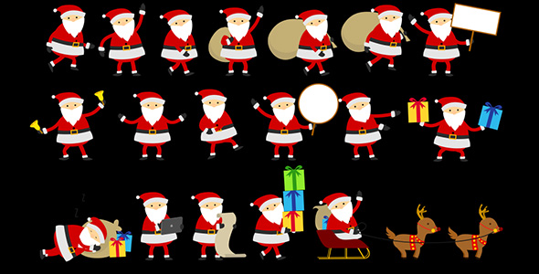Santa Animations