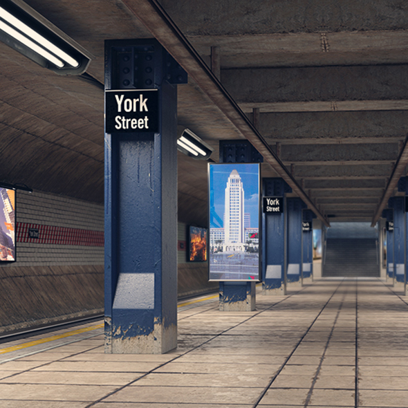 Subway Station - 3Docean 18642845