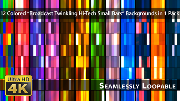 Broadcast Twinkling Hi-Tech Small Bars - Pack 03