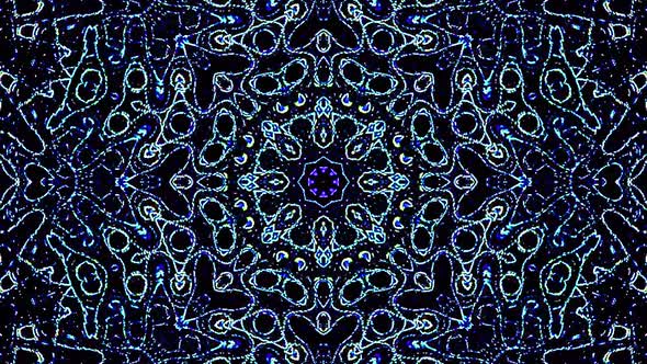 background Bright abstract light streaks set in full color kaleidoscope alt