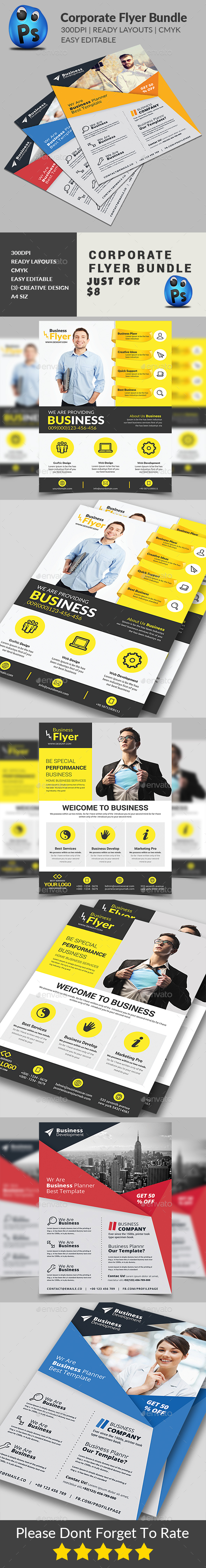 Corporate Business Flyer Bundle - Corporate Flyers