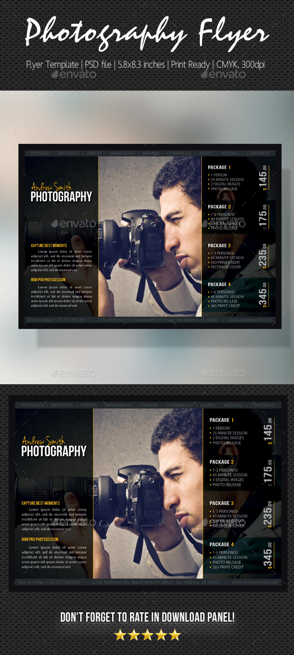 Photography Studio Flyer 22 - Corporate Flyers