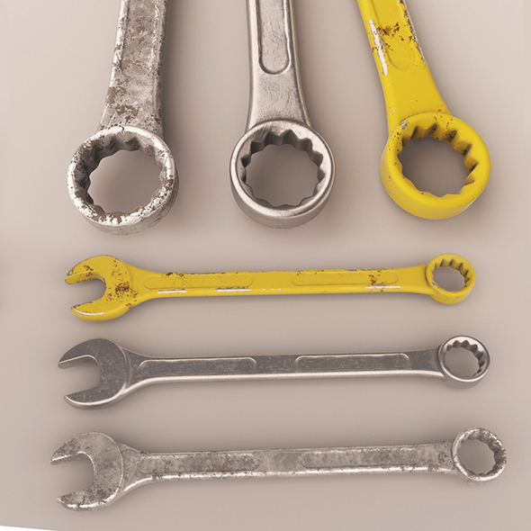 Wrench tool KEY - 3Docean 18654917