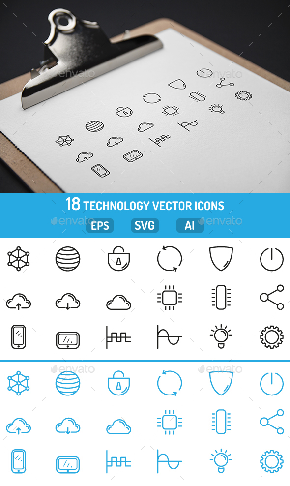 Technology Icons - Web Icons
