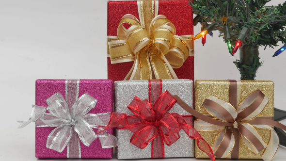 Gift Box With Christmas Tree