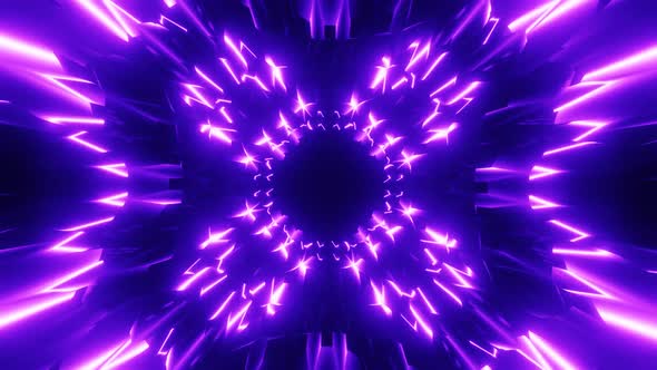 VJ LOOP glowing spark flashing