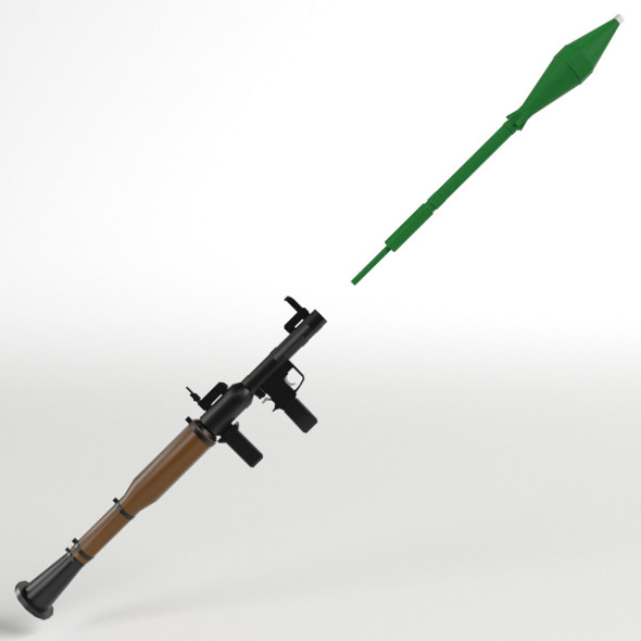 RPG-7 Rocket Launcher - 3DOcean Item for Sale