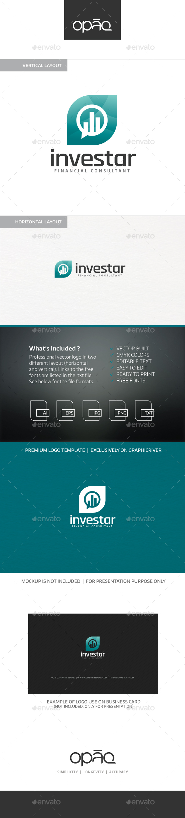 Investar Logo - Symbols Logo Templates