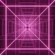 Seamless loop animation with glowing neon lines. Modern neon illumination moving inside tunnel - VideoHive Item for Sale
