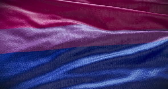 Bisexual waving flag animation 4K alt