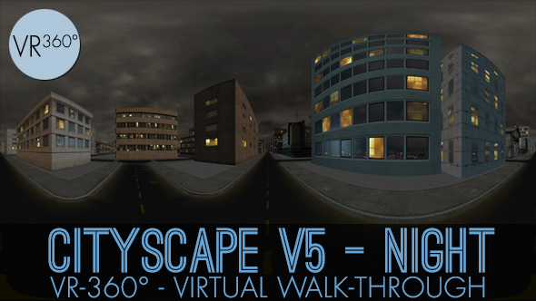 VR-360° Cityscape V5 Night