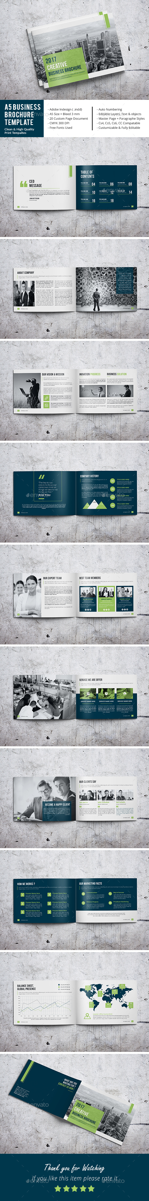  A5  Business Brochure  Template  by adobemouad GraphicRiver