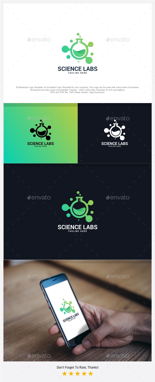Science Labs Logo - Symbols Logo Templates