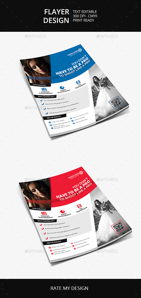 Photography Flyer - Flyers Print Templates