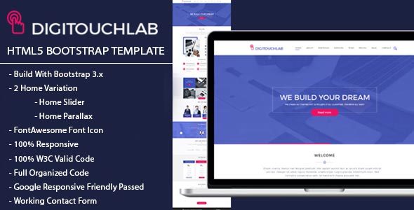 DIGITOUCHLAB HTML5 BootStrap - ThemeForest 18396236
