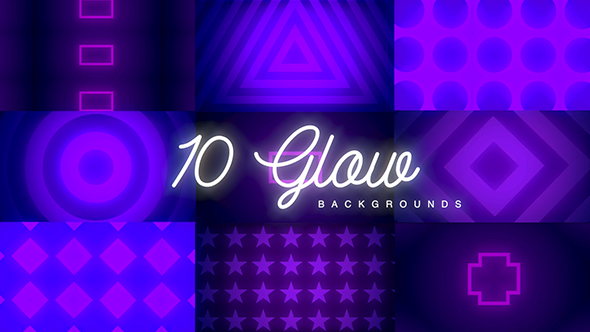 10 Glow Backgrounds
