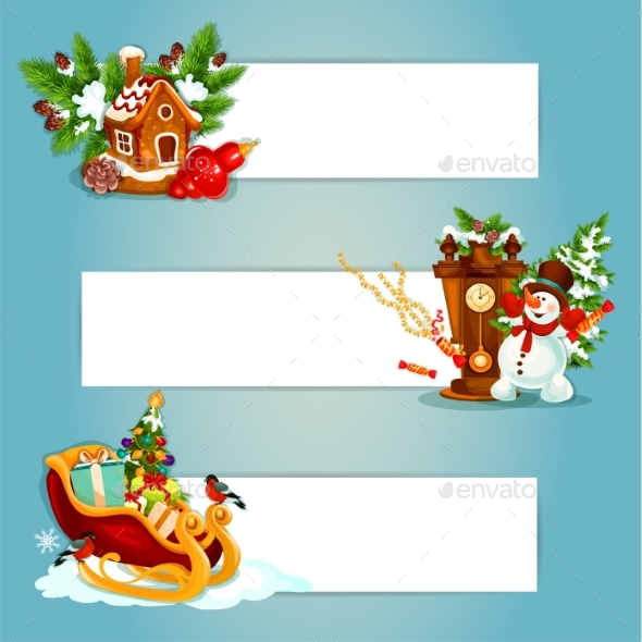 Christmas and New Year Banner - Christmas Seasons/Holidays