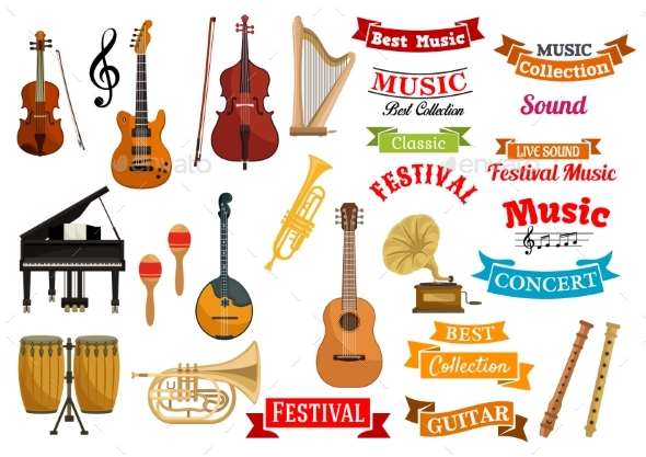Musical Instruments - Man-made Objects Objects