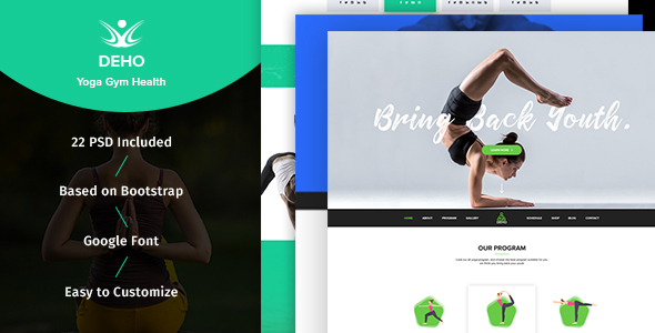 DEHO - Yoga - ThemeForest 18533522