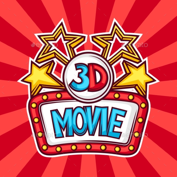 Cinema And 3d Movie Advertising Background - Media Technology